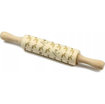 Váleček na těsto Foxteriér drsnosrstý - malý váleček se psem, váleček na těsto ve , hračka