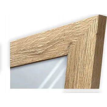 Zrcadlo Zrcadlo v širokém rámu 110x50 dub grandson