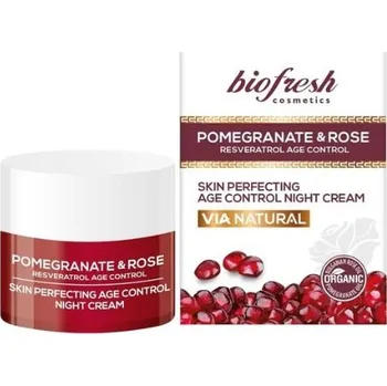 Pleťový krém Nočný pleťový krém proti starnutiu Pomegranate & Rose 50ml krém
