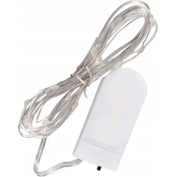 Vánoční dekorace Aga MR3203 vánoční girlanda 270 cm bílá