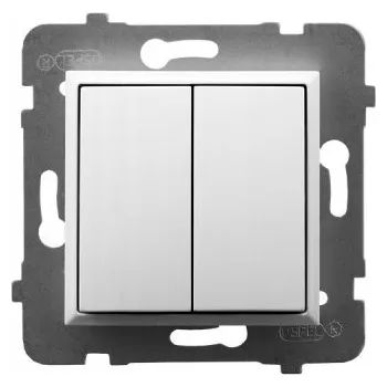 vypínač Schodišťový vypínač Klasik Ospel bílý ŁP-10U/m/33, 2111C