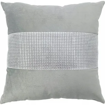 Povlečení DEKORAČNÍ POVLEČENÍ NA POLŠTÁŘ CRYSTAL 40X40 ŠEDÉ KŘIŠŤÁLY