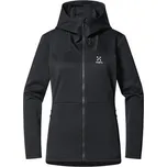 Haglöfs Willow Mid Hood Women, True Black - dámská univerzální mikina XL + Doprava zdarma