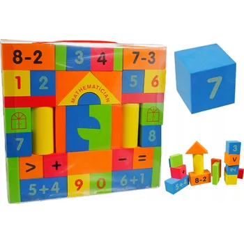 ostatní stavebnice STAVEBNICE PĚNOVÉ MĚKKÉ MATEMATICKÉ 39 E0041 EMAJ