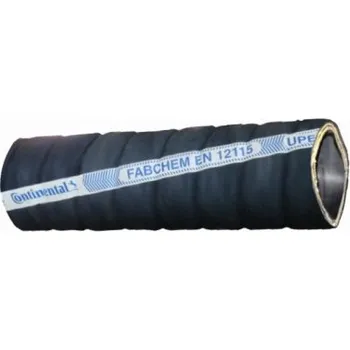 Zahradní hadice HADICE CHEMITEC UPE FABCHEM 16/SPL EN 12115 - Černá ts. hadice pro chemikálie a pro ATEX zóna 0/1 (-20°/+70 °C), 102/118,6 mm