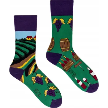 Pánské oblečení Ponožky Spox Sox , Winnica zelené, velikost 36-39