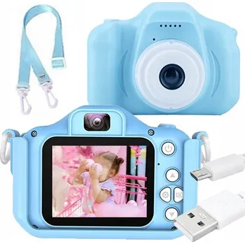 Digitální kompakt Digitální fotoaparát Lewer X2 růžový