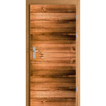 Fototapeta Samolepka na dveře samolepicí na staré dřevěné desky