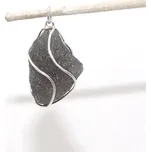 Stříbrný přívěsek surový přírodní Agni Manitite 4,08 g - Perla ohně (Stříbrný přívěsek surový Agni Manitite)