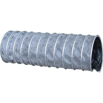 Ventilační potrubí HADICE CLIP HYPALON T-EL-CL - antistatická odsávací hadice pro chemické výpary, průměr 305 mm, (-35/+175°C)