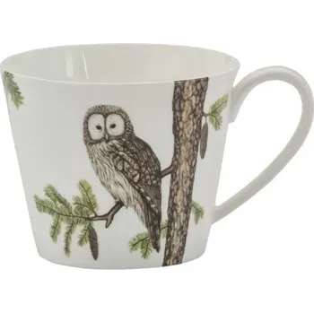 Hrnek JUMBO porcelánový Puštík Uralensis 400ml PTÁCI POLSKÝ od Agaty Hajdecké