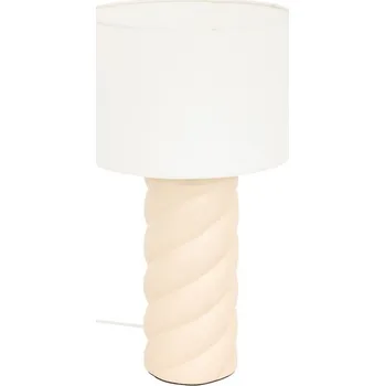 Lampička KERAMICKÁ STOLNÍ LAMPA NOČNÍ, výška 44 cm, LAMPA DO OBÝVACÍHO POKOJE NEBO LOŽNICE