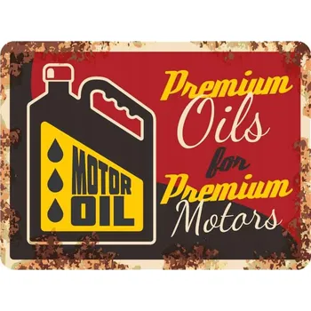 Obraz Cedule Premium Oils for Premium Motors