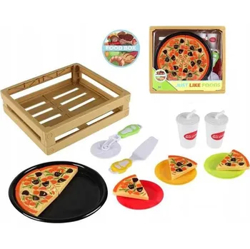 Hračka pro nejmenší PIZZA SADA V KRABICI S PŘÍSLUŠENSTVÍM HRAČKA