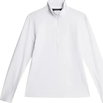 Dámská mikina J.Lindeberg W mikina Lauryn Quarter Zip - bílá: Dámské XS