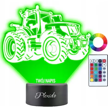 Lampička Noční lampa Plexido vícebarevná