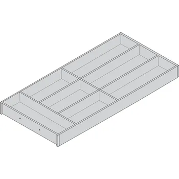 Organizace kuchyně BLUM AMBIA-LINE vložka na příbory 650x300mm DUB NEBRASKA