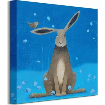 Obraz Ailsa Black Zajíček - obraz na plátně 40x40 cm