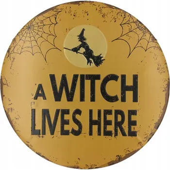 Obraz Kulatý kovový retro retro cínový ocelový plak #1