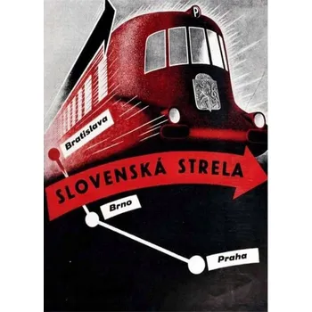 Obraz Cedule Slovenská Střela - Bratislava - Brno - Praha