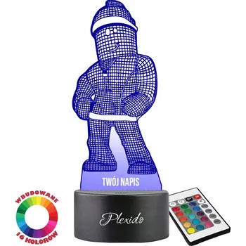 Lampička Noční lampa Plexido vícebarevná