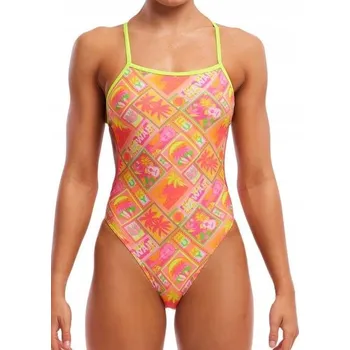 Dámské plavky Plavky Funkita Hula Bula - Twisted 10 (UK32) S
