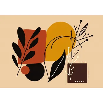 Plakát Plakát Teplé Kontury bez rámu 42 x 29,7 cm