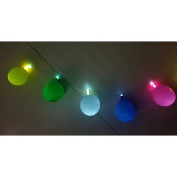 Vánoce Světelný řetěz 760 cm na baterie, vícebarevný