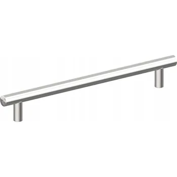 Nábytkové kování Nábytková úchytka klasická černá chrom 15,6 x 1,2 x 3,8 cm