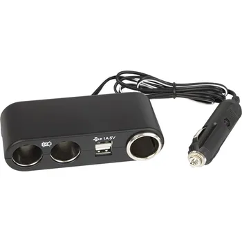 BLOW CS-33 rozbočovač autozapalovače 3x 12V/24V + 2x USB 5V 1A