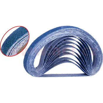 Brusný papír brusný pás 330 mm, zrnitost 80 zirkon pro pneumatickou pásovou brusku, LUKAS (Německo)