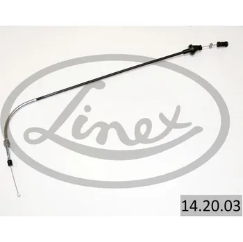 Lanko parkovací brzdy Lanko plynu LINEX 14.20.03