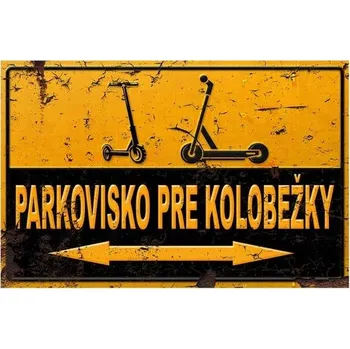 Obraz Cedule Parkoviště pro koloběžky