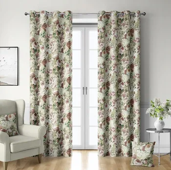 Obraz Závěs polozatemňovací s kroužky 145 cm x 240 cm