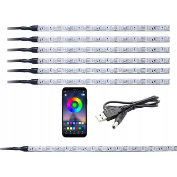 Osvětlení interiéru vozidel Osvětlení zavazadlového prostoru AQUALED ARGBELA-BT-6x30/50-5V