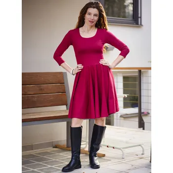 Dámské šaty Šaty Diva červené Velikost: S