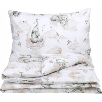 Povlečení Sada povlečení Babymam šedý 2-dílný 120x90 cm zip