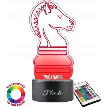 Lampička Noční lampa Plexido vícebarevná