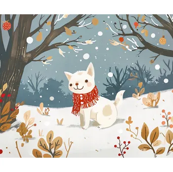 Plakát Plakát Sněžný Kamarád bez rámu 60 x 50 cm