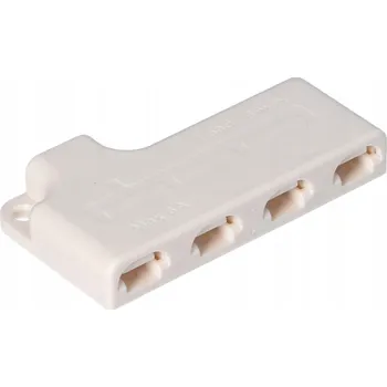 IP kamera DC Rozbočovač BOX 4P 0.35-0.75mm2 6A