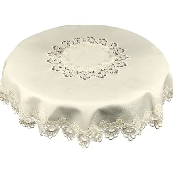 Prostěradlo Ubrus odolný proti skvrnám 130 cm x 130 cm kulatý