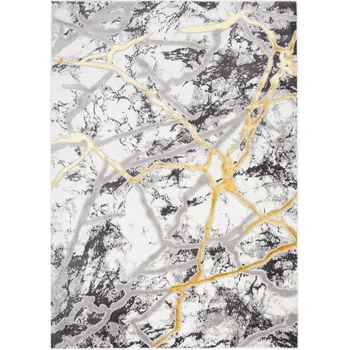 Koberec Koberec SHINE 120x170 Neobvyklý ZLATÝ moderní v1