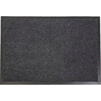 ČISTÍCÍ ZÓNA ROHOŽKA PŘED DVEŘE ABSORPČNÍ VSTUPNÍ ROHOŽKA NA BOTY ŠEDÁ 40X60 cm Roma
