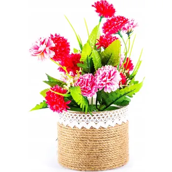 umělá květina Umělé Květy v Květináči, Různé Druhy