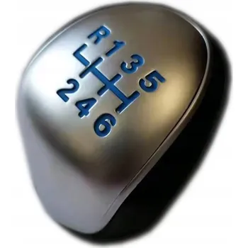 Hlavice řadicí páky PROTEC Hlavice řadící páky Ford Focus MK2 2007-2011 6. stříbrná modrá