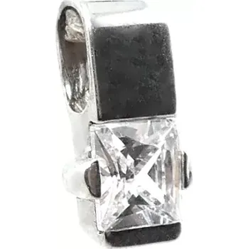 Přívěsek Stříbrný přívěsek čirý zirkon - VP55 (Stříbrný přívěsek s čirým zirkonem)