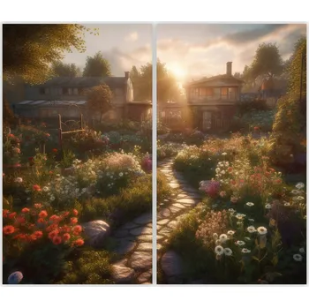 Kuchyňské prkénko Skleněná Ochranná Deska a Krájecí Prkénko | Indukce, Sporák ds-0242