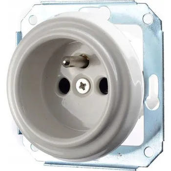 Elektrická zásuvka Elektrická zásuvka nástěnná JLM bílá