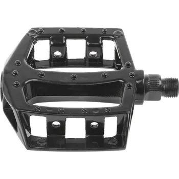 Pedál na kolo Pedály BMX Al černé osa 9/16