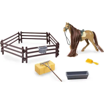 Kůň hnědý s příslušenstvím